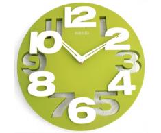 Design moderne de cuisine horloge murale radiocontrolée pendant lKU pilotée décoration-vert