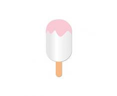 DECOLOOPIO - Miroir Glace Enfant - Format : 16 x 36 cm - Miroir EN Plexiglass : Épaisseur de 3mm - Decoration Murale Pour Chambre DEnfants