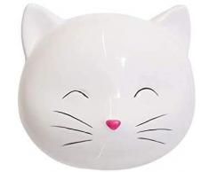 udc CMP, Tirelire en céramique Chat Blanc - 12,5x9x10,5 cm