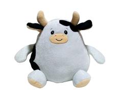 Enesco 643462 Tirelire Peluche Vache, Polyester, Multicolore, 20 x 10 x 20 cm