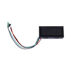 Rouge 0,56 pouces LED Horloge Digital Réglable 24 h DC 7-30V pour Voiture Moto