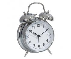 Technoline Jumbo Réveil Double Cloche Geneva DGW, Argent