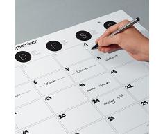 Sigel HO550 Sous-main block papier/Calendrier mural avec calendrier sur 3 ans/aperçu mensuel 12 feuilles 59,5 x 41 cm