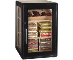 adorini Cave à cigares en Bois de cèdre 600 Deluxe - Laquage Noir Haute qualité - ACI-ADO139