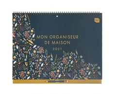 Mon Organiseur de Maison Boxclever Press 2020/2021. Calendrier 2021. Calendrier scolaire 2020 2021 mural mensuel. Calendrier 2020 2021 16 mois avec espace généreux & onglets mensuels. Sep’20 à déc’21