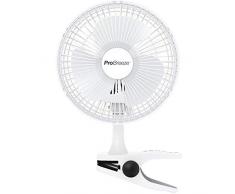 Pro Breeze™ Mini Ventilateur à Pince - 2 Vitesses, 15 cm - Petit, Portable, Silencieux - pour Maison, Table, Bureau