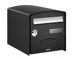 Decayeux 3015821247586 Boîte aux lettres simple face DOME - Noir,