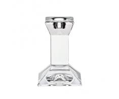 Chandelier, Bougeoir, cristal, Collection "TOWER 1", 10,5 cm, transparent, style moderne (GERMAN CRYSTAL powered by CRISTALICA)
