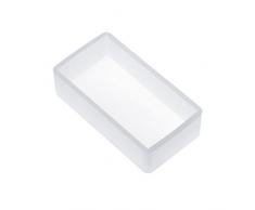 Cuigu Moule en Silicone Bricolage Carré Rectangle Modèle Miroir Résine époxy Artisanat Bijoux Décoration (F)