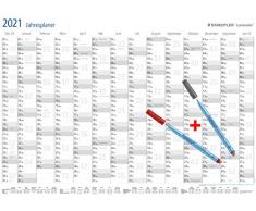 Staedtler Lumocolor Set 2021 Calendrier annuel (calendrier mural effaçable à sec, édition spéciale exclusive avec deux stylos)