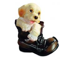 Katerina Prestige NA0650C Tirelire Chien C, Multicolore, 15 x 15,5 x 9,5