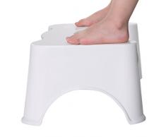 Tabouret de toilette pour enfants salle de bain cuisine blanc marchepied neuf