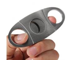 Hits Coupe-cigare ou coupe-cigarette en acier à 2 lames