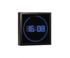 Horloge Digitale Murale avec 60 LED - Bleu [Lunartec]