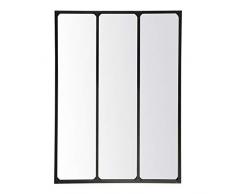 EMDE Miroir Industriel Metal 3 Bandes 90X120