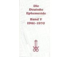 Deutsche Ephemeride von 1961 - 1970.