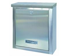 Rottner Boîte aux lettres murale Brighton Inox en acier inoxydable