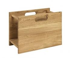 Haku Moebel 13323 Porte revues, Bois, Chêne Huilé, 21 x 40 x 30 cm