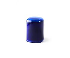 Lexon LH46W SECRET - Boîte de Rangement/Tirelire Design - Coté pile le contenu est caché - Coté face le contenu est visible - Bleu - 9 x 9 x 12,5 cm