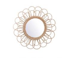 Bulary Rotin Dressing Miroir Salon Tenture Murale Miroir Cuisine Salle De Bains Miroir Innovante Art Déco Miroir Rond