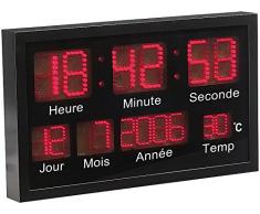 Lunartec Horloge Murale à LED