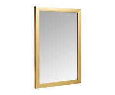 AmazonBasics Miroir mural rectangulaire, 50,8 x 71,1 cm - Encadrement classique, Laiton