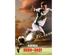 Agenda Quotidien Journalier scolaire 2020 2021 du 1 septembre 2020 au 11 Juillet 2021 avec calendrier des vacances scolaires pour les zones A,B et C Format 6x9 pouce