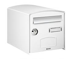 Decayeux 3015821247630 Boîte aux lettres double face DOME-Blanc