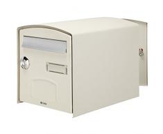 Decayeux 3015821247623 Boîte aux lettres double face DOME - Ton pierre, Ton Ral 1013