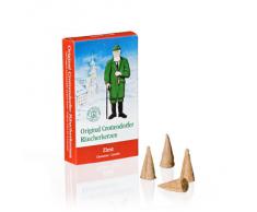Crottendorfer Räucherkerzen 1021 Lot de 24 cônes d'encens anti-tabac Senteur cannelle Taille M