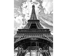 Paris noir blanc (Calendrier mural 2021 DIN A4 vertical): La capitale Paris en noir et blanc, vue dun taxi (Calendrier mensuel, 14 Pages )