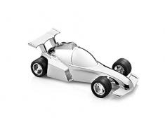 Zilverstad 6357261 Tirelire Voiture Course ArgentÃ© LaquÃ©