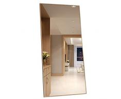 Miroirs de salle de bain Miroir Mural Miroir De Salle De Bain Miroir Cher Miroir Complet Miroir Du Salon Miroir Noir Rectangle (Color : Clear, Size : 150 * 40cm)