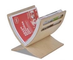 Anself 29.5 x 29.5 x 26.5cm Porte-Revues en Bois Rangement Magazines