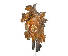 August Schwer Pendule à coucou 7 feuilles, 3 oiseaux 2.0104.01.C
