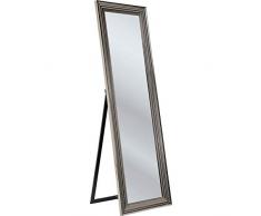 Kare Design Miroir sur Pied Frame argenté 180x55cm