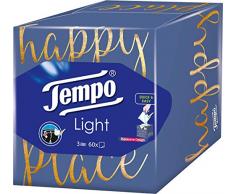 Tempo Light Box Lot de 6 boîtes carrées de 60 mouchoirs (6 x 60 mouchoirs)