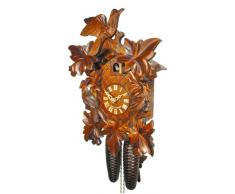 Pendule à coucou 7 feuilles, 3 oiseaux 2.0085.01.C