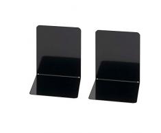 Wedo 1021101 Lot de 2 Serre-livres Noir