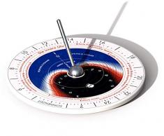 Helios Hora Lux A Horloge Solaire avec Horloge intérieure en Porcelaine