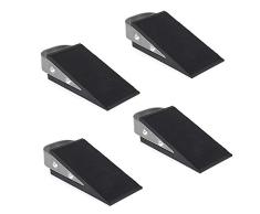 LWZH Cale Porte, Pack 4 Cale de Porte Caoutchouc Mise A Niveau Arret de Porte, pour Les Carrelages, Les Tapis
