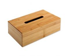 Gräfenstayn® Boîte de mouchoirs cosmétiques en Bambou avec Fond Amovible (27,5 x 15,5X 8,5cm) pour Les mouchoirs commerciaux comme Distributeur de Serviettes en Papier