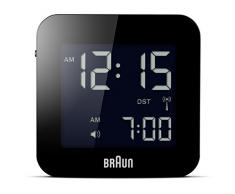 BRAUN BNC008 REVEIL DE VOYAGE NUMERIQUE NOIR