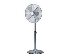 Ardes 5C40PH Ventilateur sur pied de 50 W, chromé, 465 mm, 595 mm, 160 mm, 7 kg