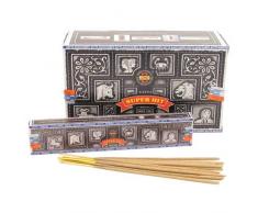 Bâtonnets d'encens Nag Champa Superhit, Lot de 12 packs