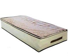 Gute Lines Lot de 2 boîtes de rangement à ranger sous le lit pour économiser de l’espace, pour le linge de lit et les vêtements H15X80X45cm-2 beige beige