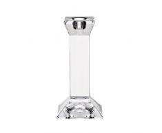 Chandelier, Bougeoir, cristal, Collection "TOWER 1", 15,5 cm, transparent, style moderne (GERMAN CRYSTAL powered by CRISTALICA)