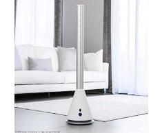 Cecotec Ventilateur Colonne sans Pales ForceSilence 9800 Skyline Bladeless. Hauteur 38’’ (96 cm), Oscillant , Moteur en Cuivre, 9 Vitesses, Minuterie 8 Heures , Télécommande sans Fil , 26 W.