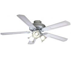 Farelek Baleares Ventilateur de plafond 132 cm Blanc