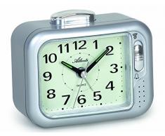 Atlanta 1942-19 Reveil Analogique pour Seniors, Argent